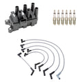Denso Ignition Coil Wires & 6 NGK Iridium Spark Plugs Kit for Sable V6 (1996–2005)