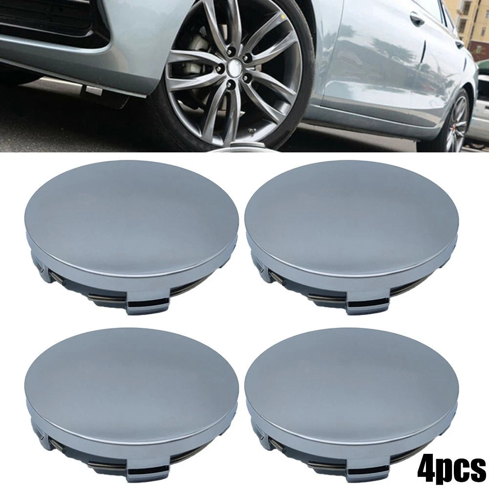 Set of 4 ABS Wheel Hub Covers 60mm for Any Vehicle