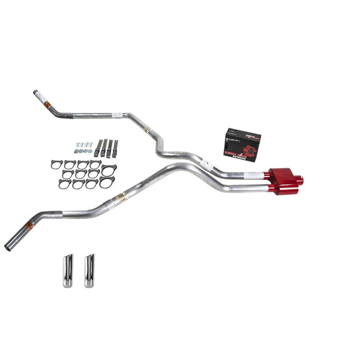Dual Exhaust Pipe for F150 (1998-2004) Chrome Corner Exit