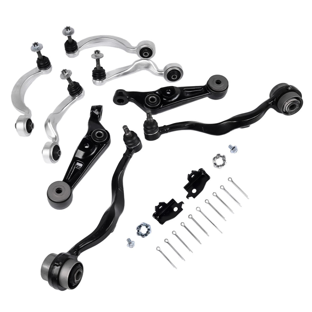 Set of 8 Front Upper & Lower Control Arms for Lexus LS460 LS460L LS600h (2007–2017)