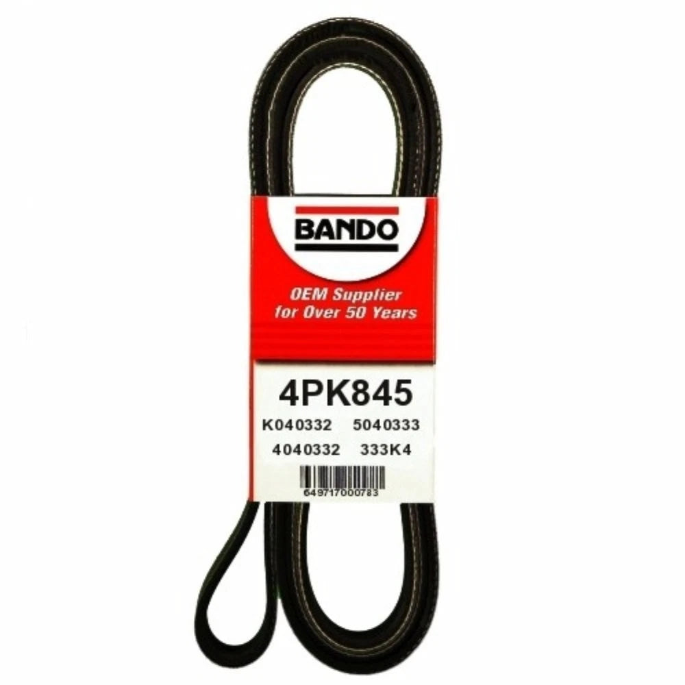 Serpentine Belt 4PK845 for Kia Honda BMW Hyundai Subaru (1987–2011)