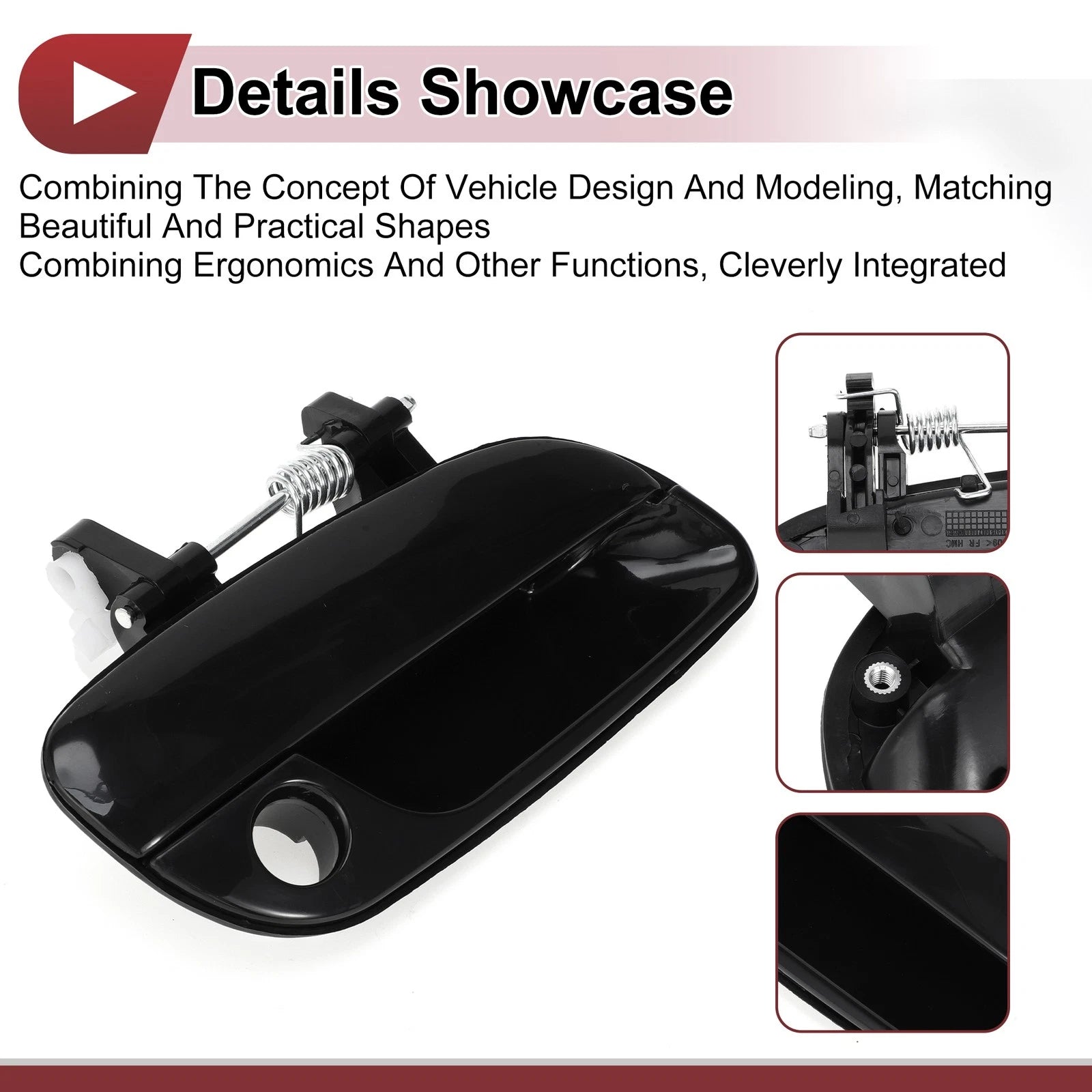 Exterior Door Handle for Hyundai Elantra (2017–2020) No. 826602D000 Black