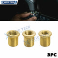 3PCS Gear Shifter Thread Adapter Nuts Set for M10x1.25–M10x1.5 & M8x1.25