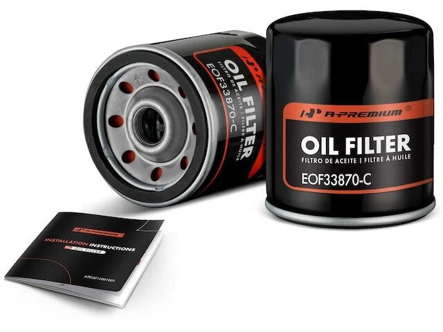 Set of 2 Engine Oil Filters for Suzuki Reno 2.0L (2005–2008) HS774FW