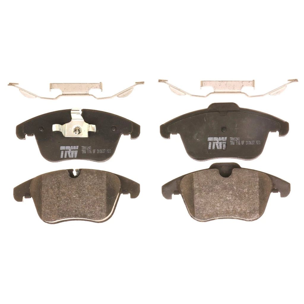 Set of 4 Disc Brake Pads for Jaguar XF (2009–2010)