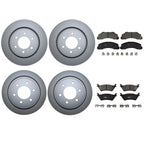 Front Rear Brake Kit Disc Rotors & TRW Pro Metallic Pads for Ford F-150 (2012–2019)