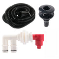 Oxygenation Valve and Drain Kit for Fishing Boat (Compatible with Tanks)