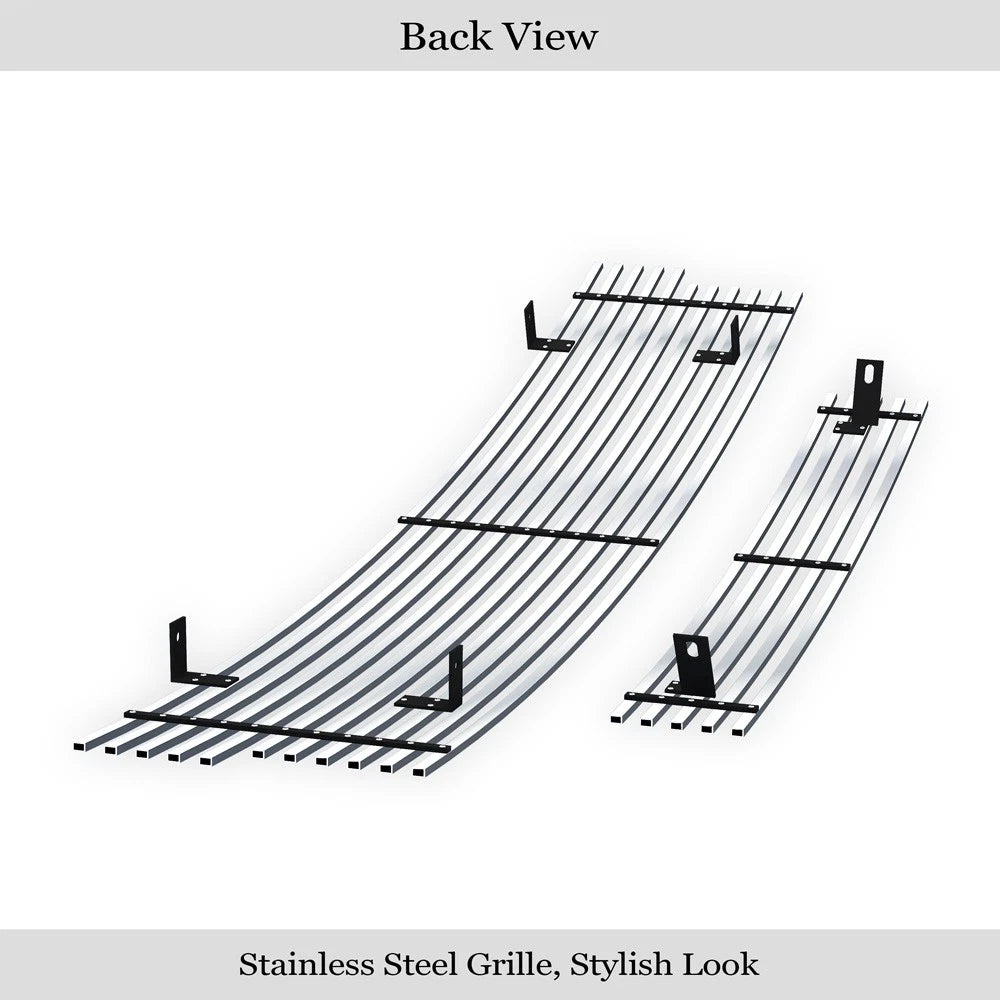 Stainless Chrome Billet Grill Combo for Ford Expedition F-150 (1997-1998)