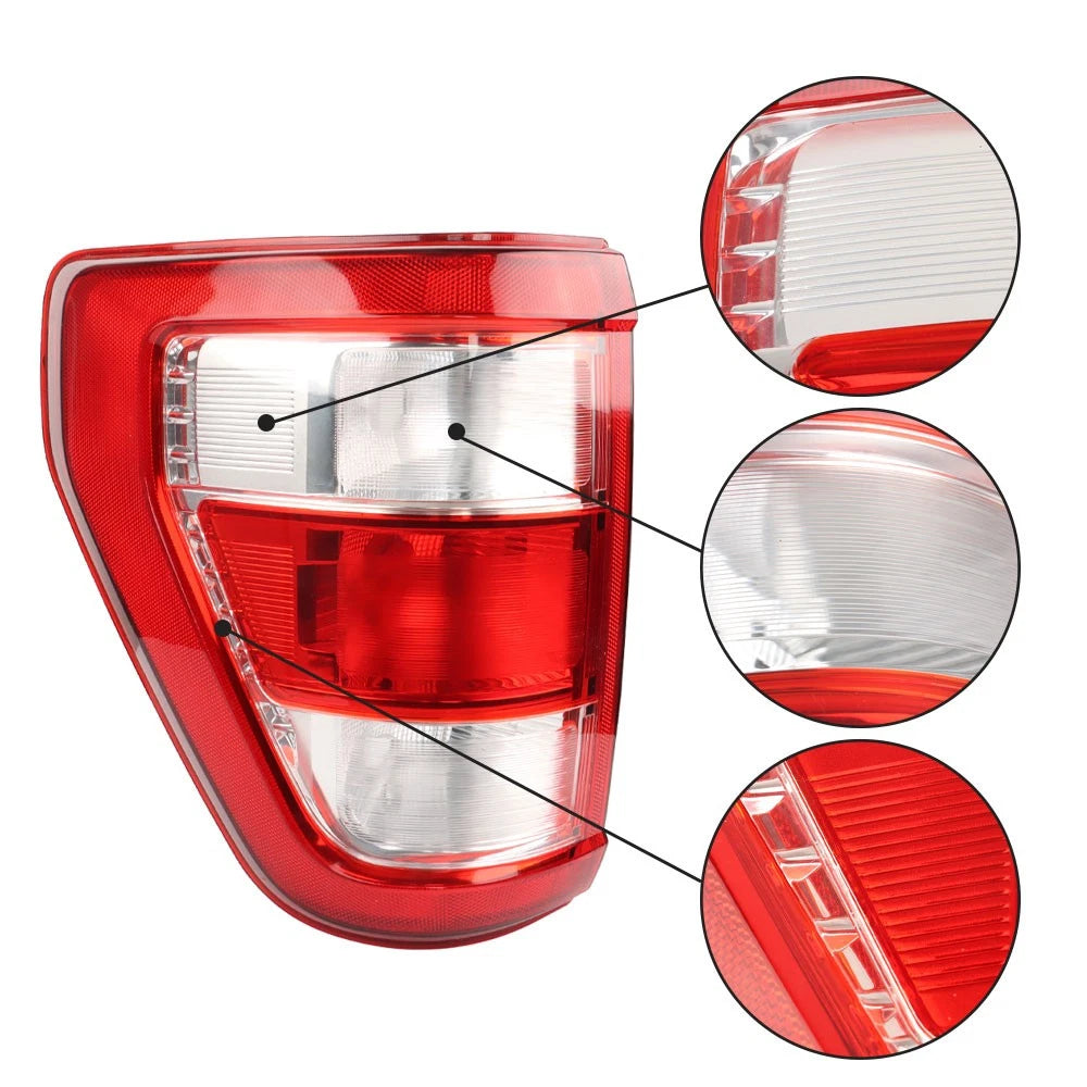 Left Driver Side Halogen Tail Light for Ford F150 F-150 XL (2021–2023)