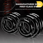 2X Front Side Coil Springs for Jeep Compass Patriot (2011-2017) 4WD