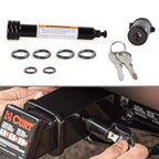 5/8" Trailer Hitch Locking Pin for 2" Receiver + 4 Silencer Pads