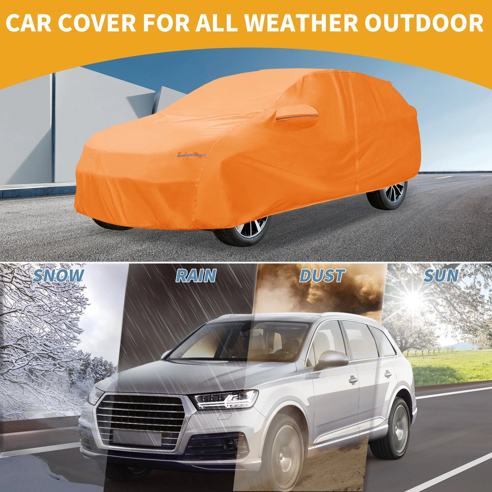Waterproof All Weather Car Cover for Mazda CX-9 (2016–2023)