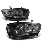 Headlight for Toyota Highlander (2008–2010) - Black Housing, Clear Corner