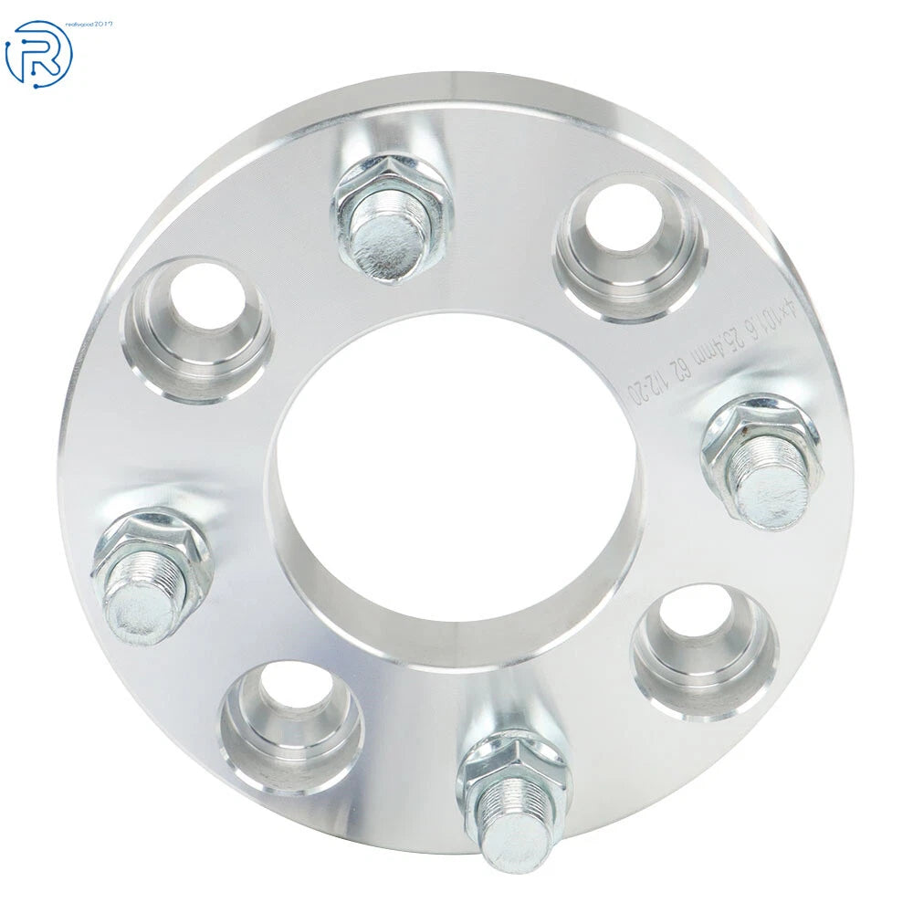 Set of 4 Wheel Spacers for Golf Cart (1" 4x4 Bolt Pattern)