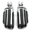 Chrome Rubber Pilot Footpeg Footrest for Kawasaki Ninja 250R (2000–2012) Z10 (2003–2016)
