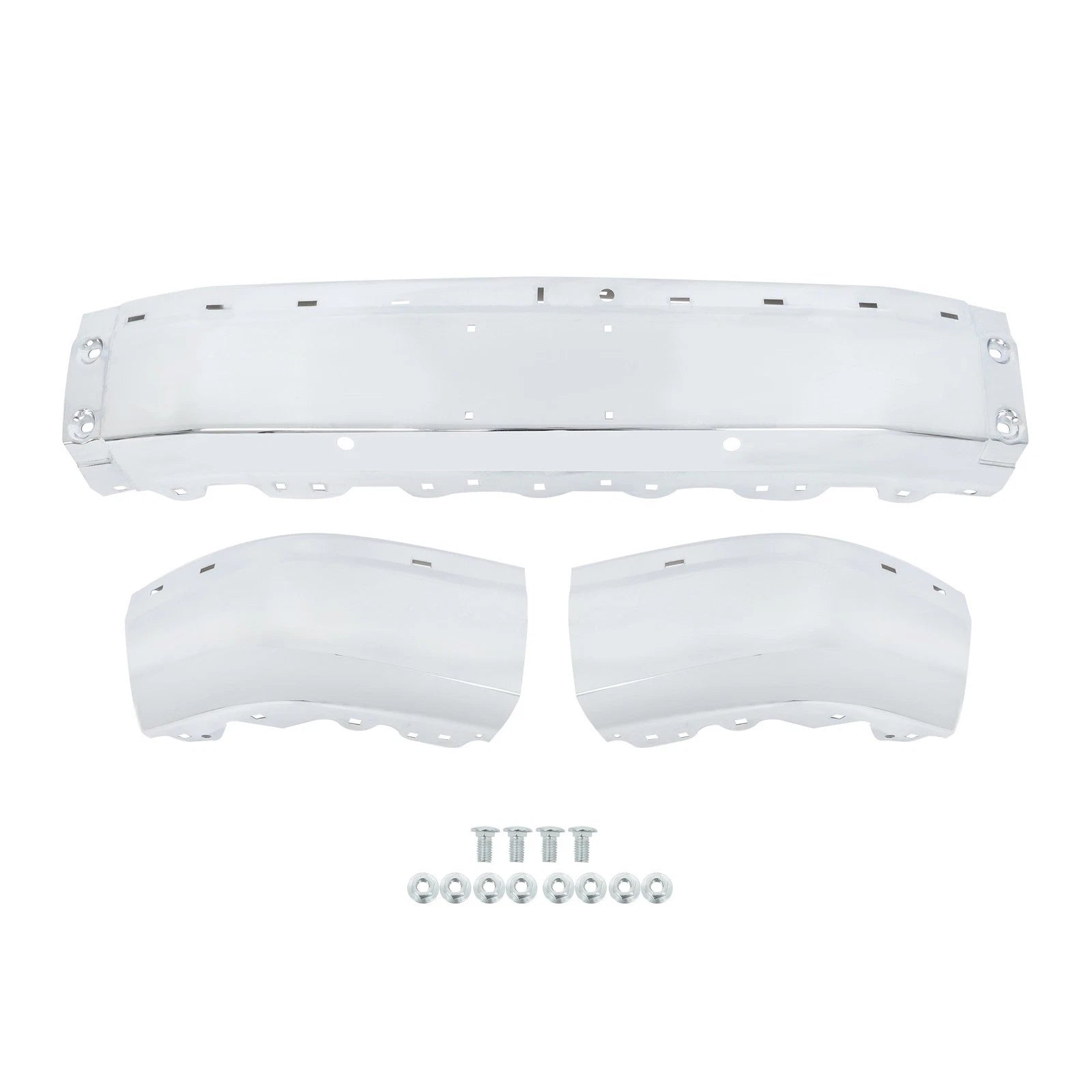 Chrome Split Style Front Bumper Face Bar for Express/Savana 2500 3500 (2003–2025)