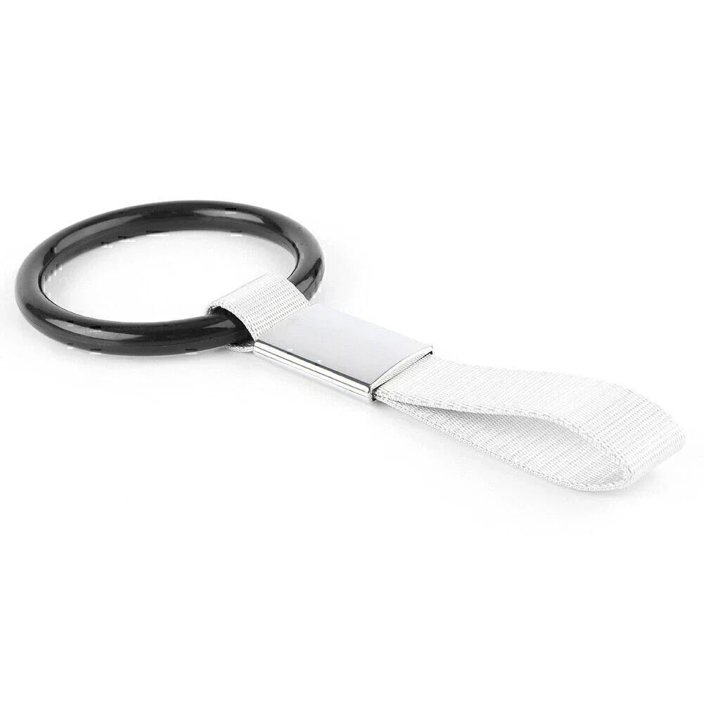 Tsurikawa Ring Handle Strap Charm for Subway Train Bus - Black