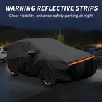Waterproof Car Cover for Mazda Carol (2023) Black Aluminum Film Cotton