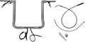 EZ Install Wired Handlebar Kit 1-1/2" Flat Top 16" for Harley Davidson