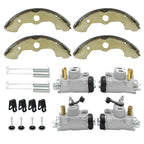 Front Brake Wheel Cylinders & Shoes Pin Kit for Honda Foreman 400 TRX400FW (1999–2003)