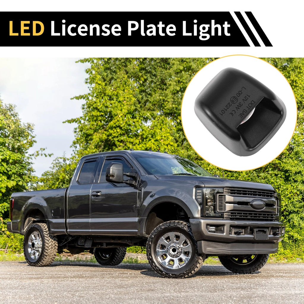 2X License Plate Light Tag Lamp for Nissan Titan (2007–2015) Clear Lens