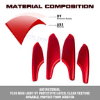 Racing Red Interior Door Armrest Panel Cover for Honda Civic (2022-2025)