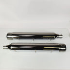 Mufflers for Harley Davidson CVO Touring (2017–2024) Scorched Chrome w/ Tips