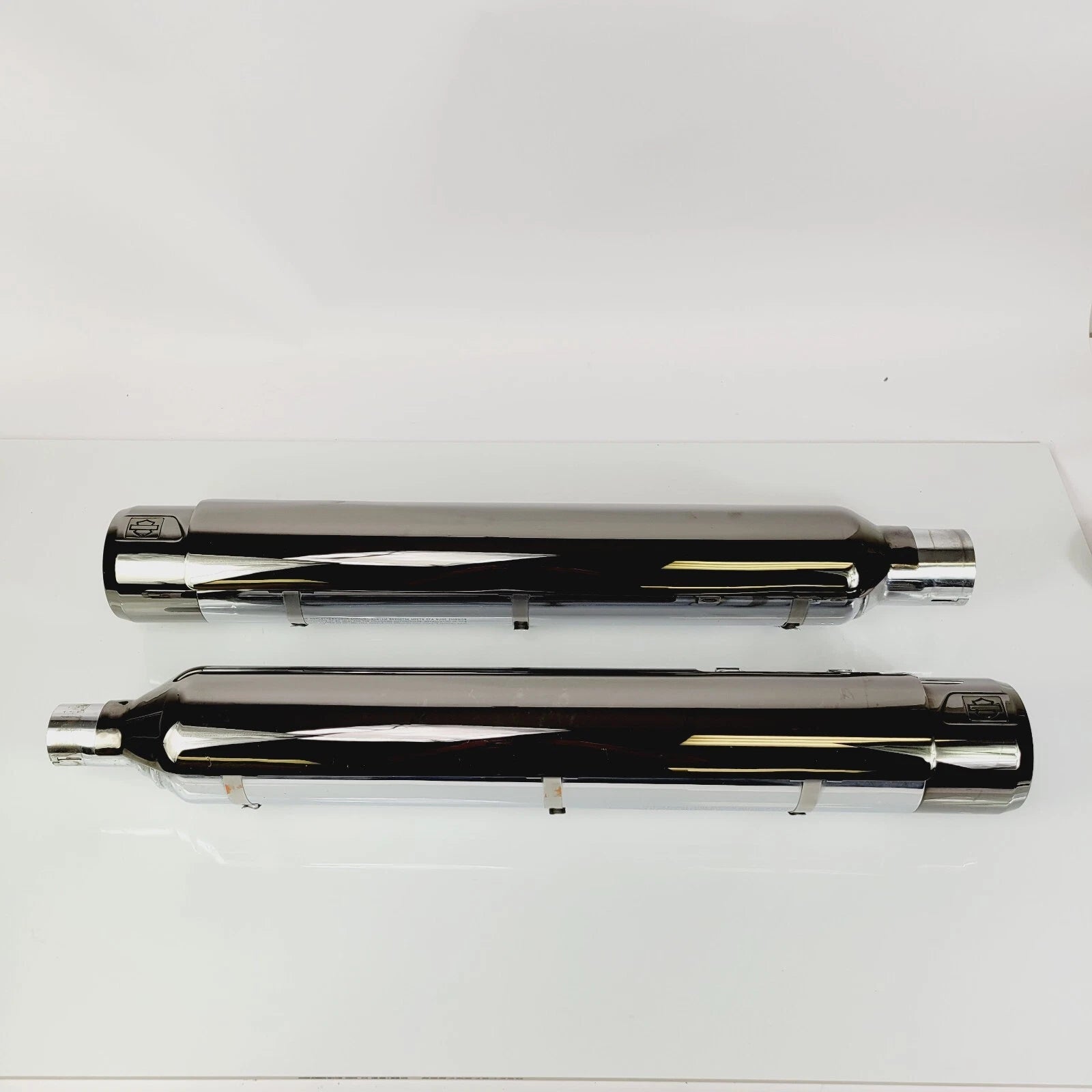 Mufflers for Harley Davidson CVO Touring (2017–2024) Scorched Chrome w/ Tips