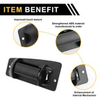 Front Left Exterior Door Handle for Chevrolet Silverado 2500 (1999–2004) Black