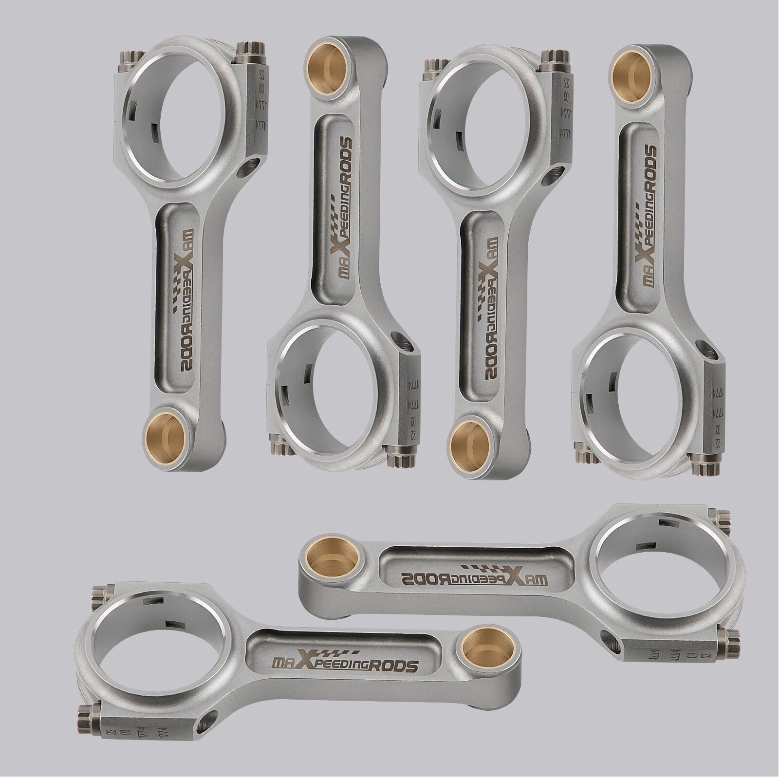 Forged 4340 EN24 I-Beam Connecting Rods for Toyota Supra 2JZ RZ JZA80 (1993–2002)