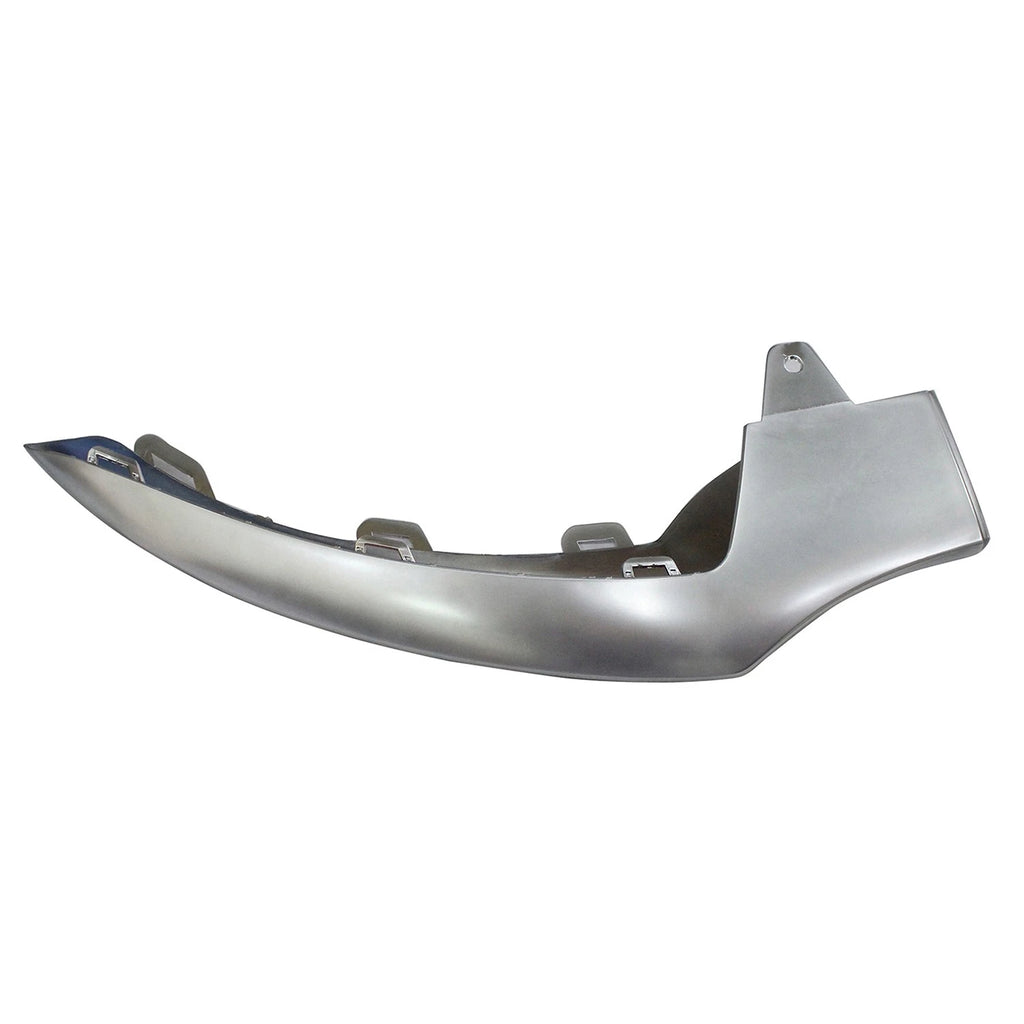 Replacement Silver Chrome ABS Plastic Front Passenger Side Bumper Cover Molding