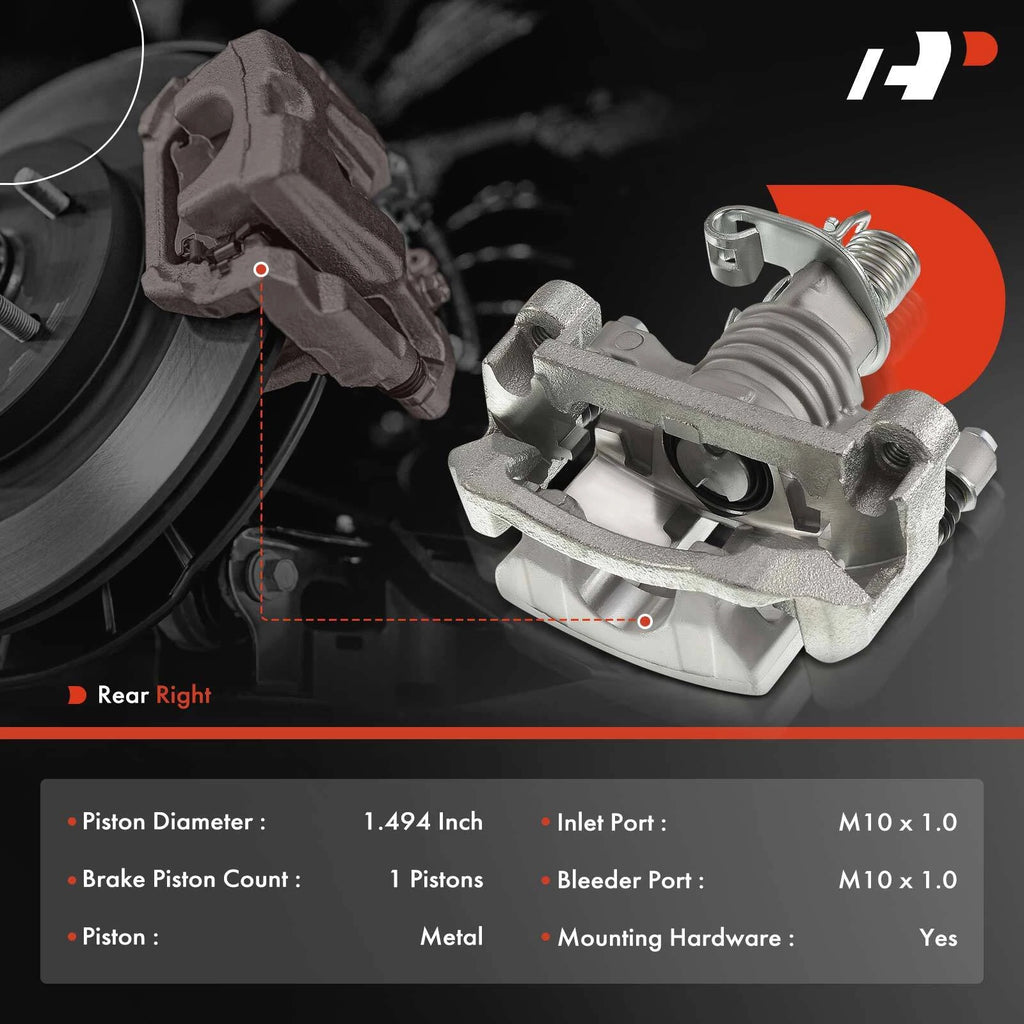 Rear Right Brake Caliper with Bracket for Chevrolet Impala (2011-2013)
