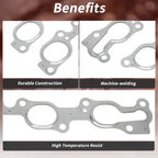 Exhaust Manifold Header Gasket for Toyota Land Cruiser (1990–1999) No.1719866010