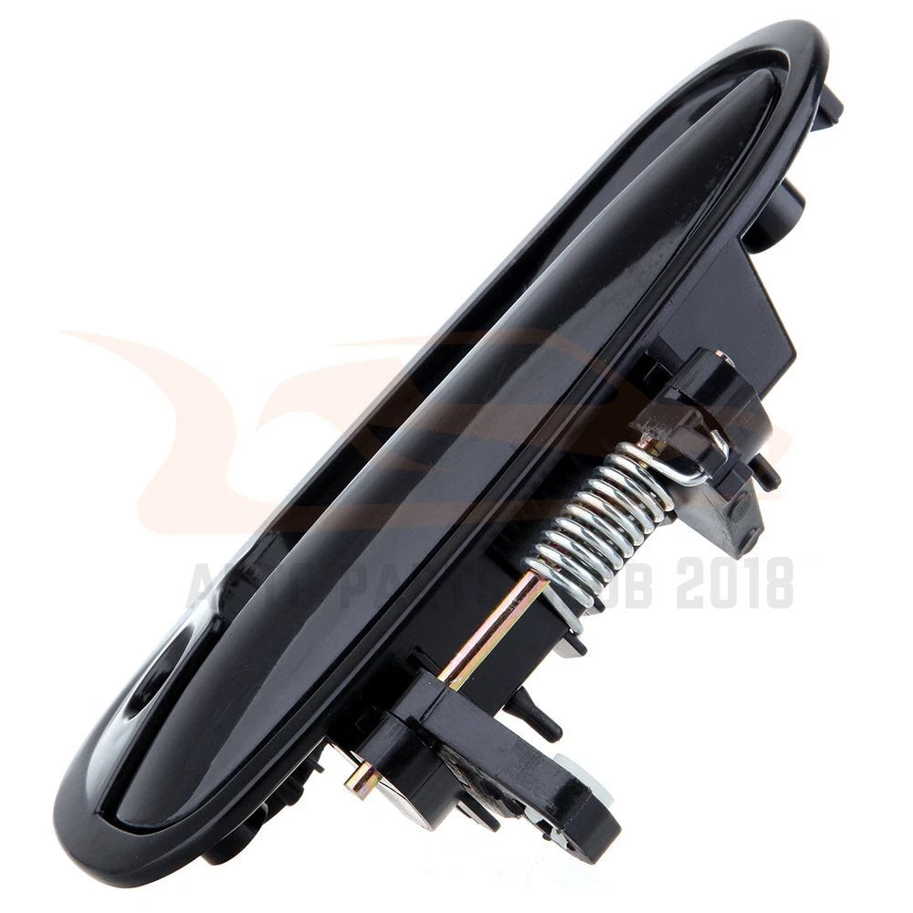 Set of 2 Black Exterior Door Handles for Honda Civic (1996–2000)