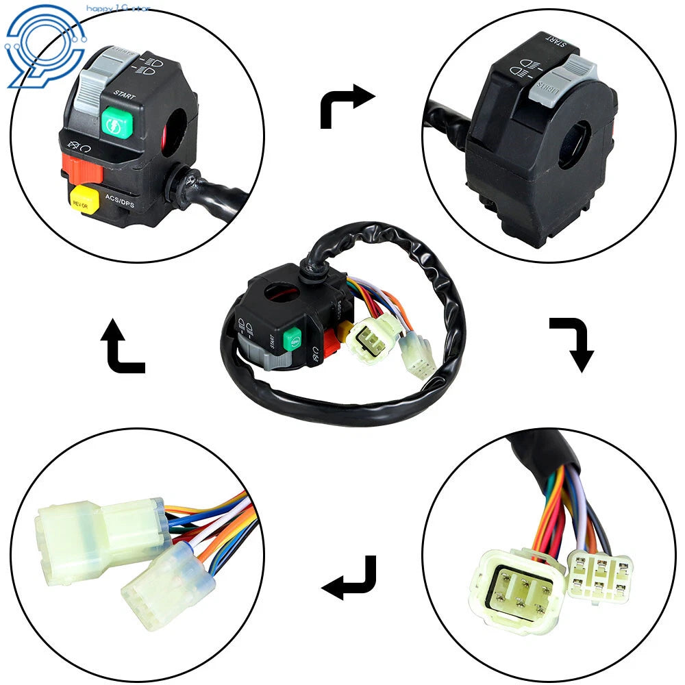 Left Handlebar Switch for Can-Am Outlander 450 500 650 800 1000 (2010-2023)