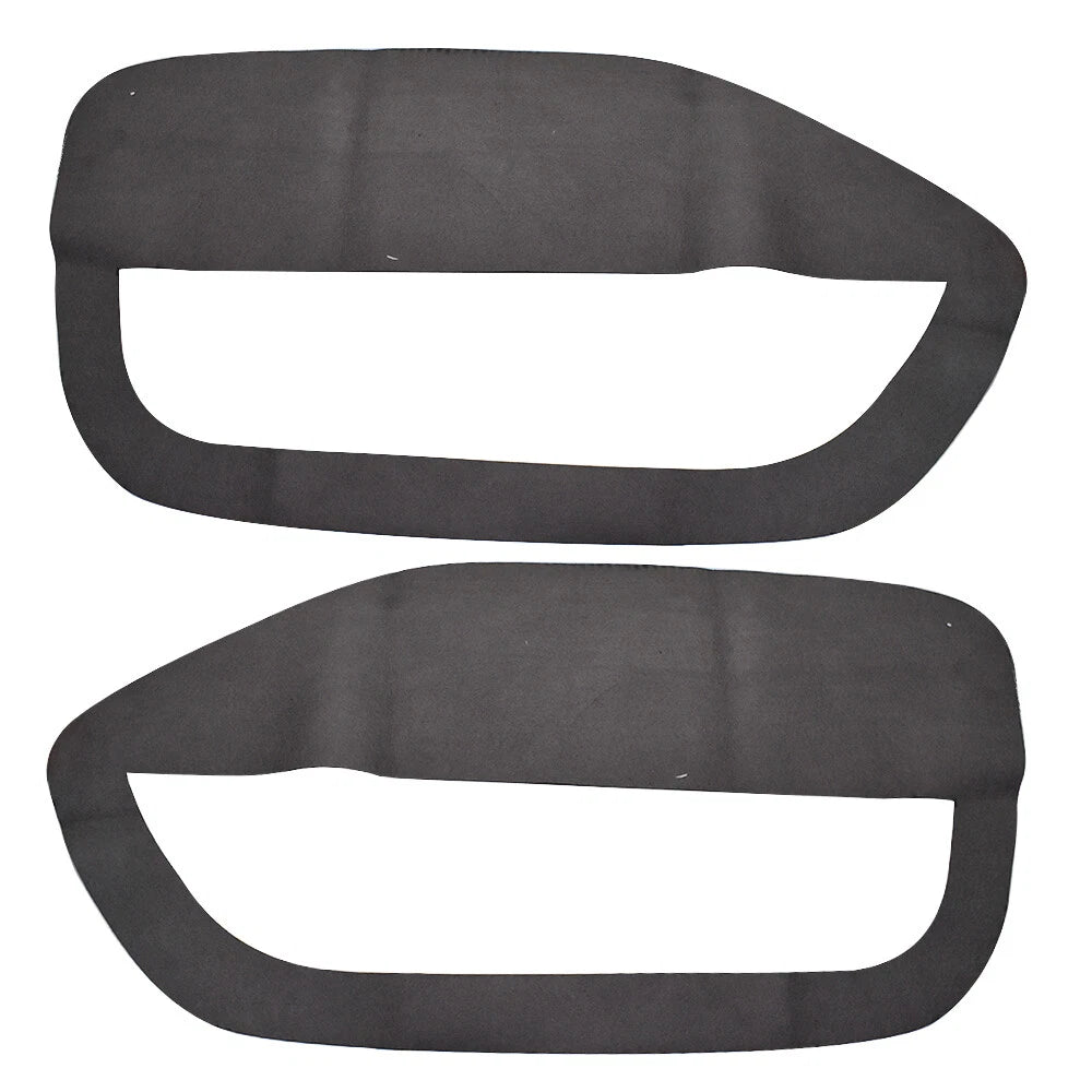 Door Panel Insert Cards Cover Black for Ford Mustang (2005â2009)