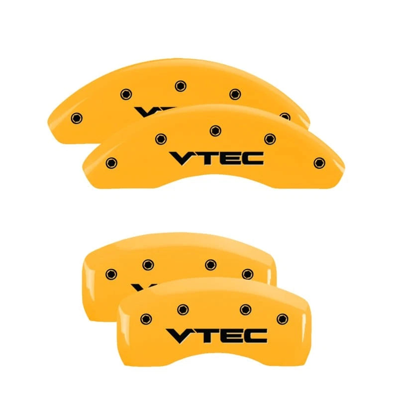 Caliper Covers Set of 4 Yellow for 2004–2005 Honda Civic (MGP)