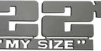 My Size Emblem Decal Set Luxury FX Accessory for 2pc LUXFX3708 (2000–2026)