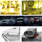 Set of 2 Amber Lens Front Bumper Fog Lights for Nissan Rogue (2017–2018)