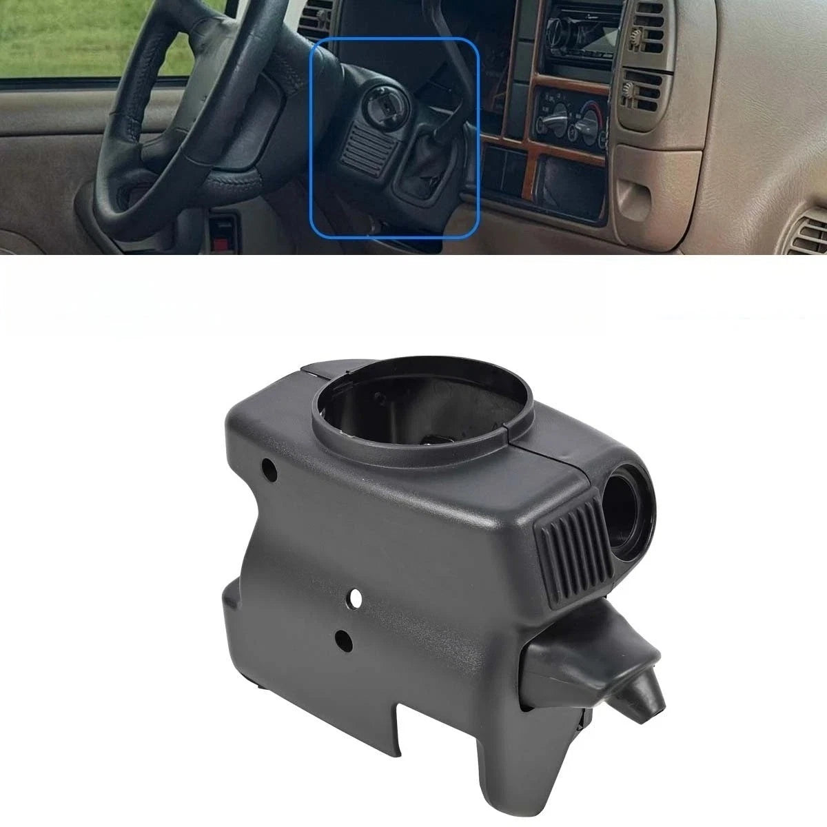 Steering Column Cover Shrouds + Shifter Boot for Tahoe Yukon (1995–2000) 26036498