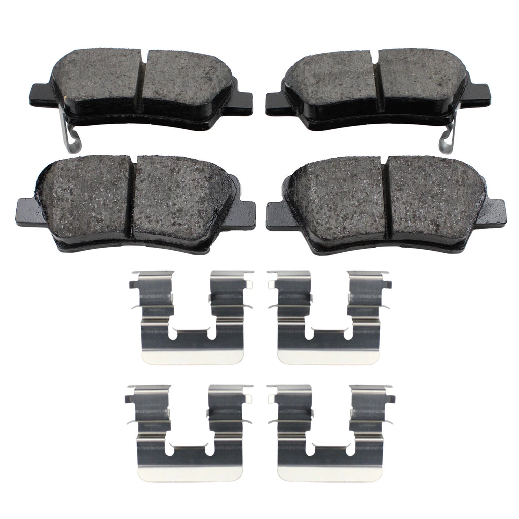 Akebono ProAct Rear Ceramic Brake Pads for Elantra GT Veloster Cadenza Forte Soul (2013–2020)