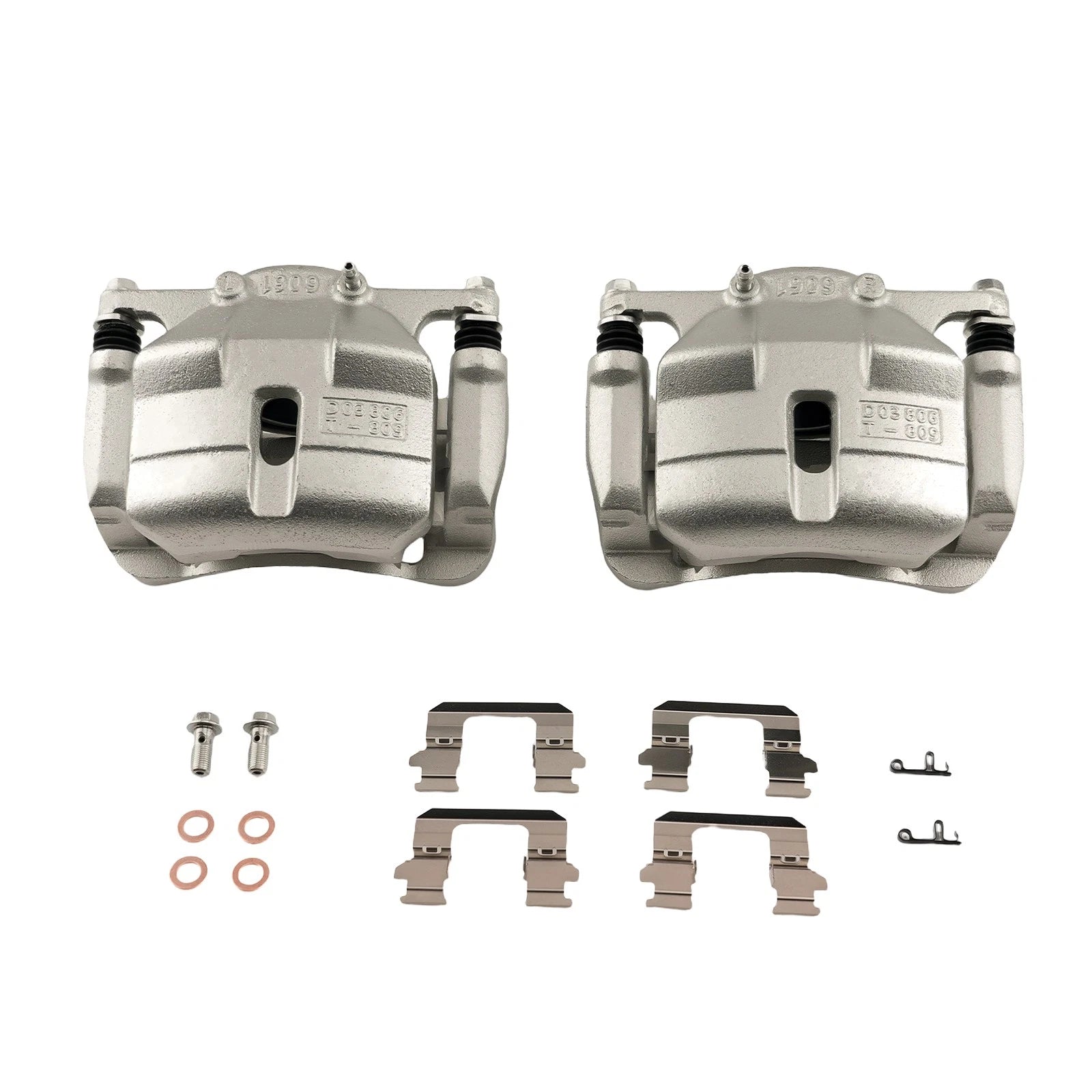Front Brake Calipers Set for Nissan Rogue Select (2014-2015) / Suzuki Kizashi (2010-2013)