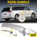 Set of 2 Rear Sliding Door Handles for Toyota Sienna (2004–2010) - Silver