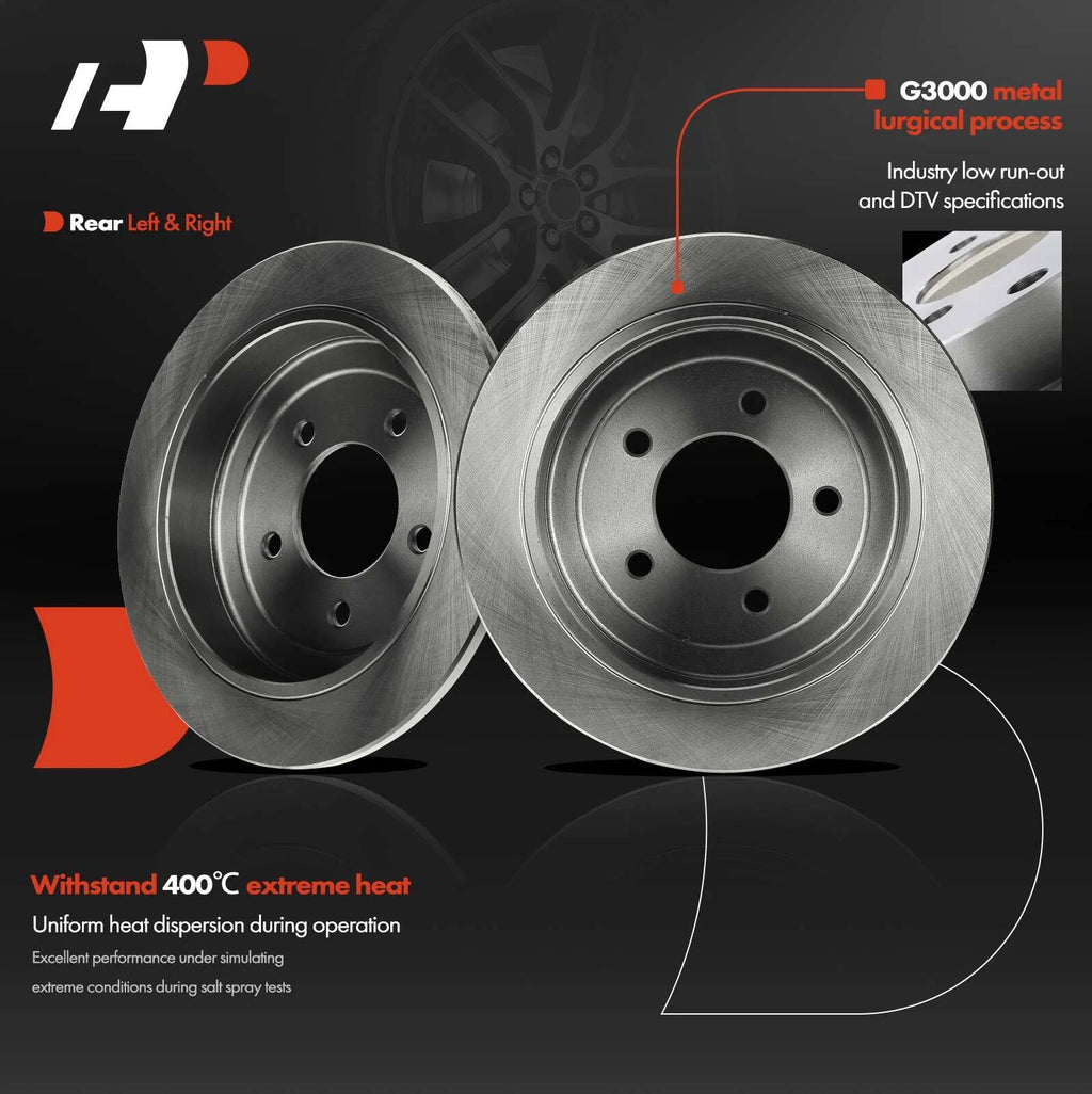Rear Disc Brake Rotors for Ford F-150, Expedition (2000–2004)