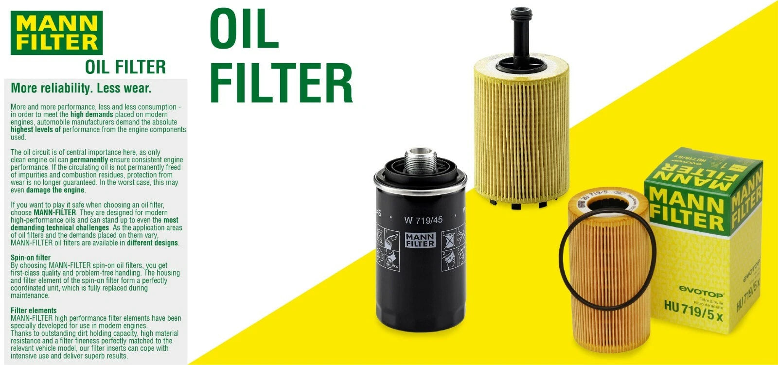 Set of 2 Oil Filters for MB C CL CLS E GL GLC GLE GLK GLS ML R SL SLC Class