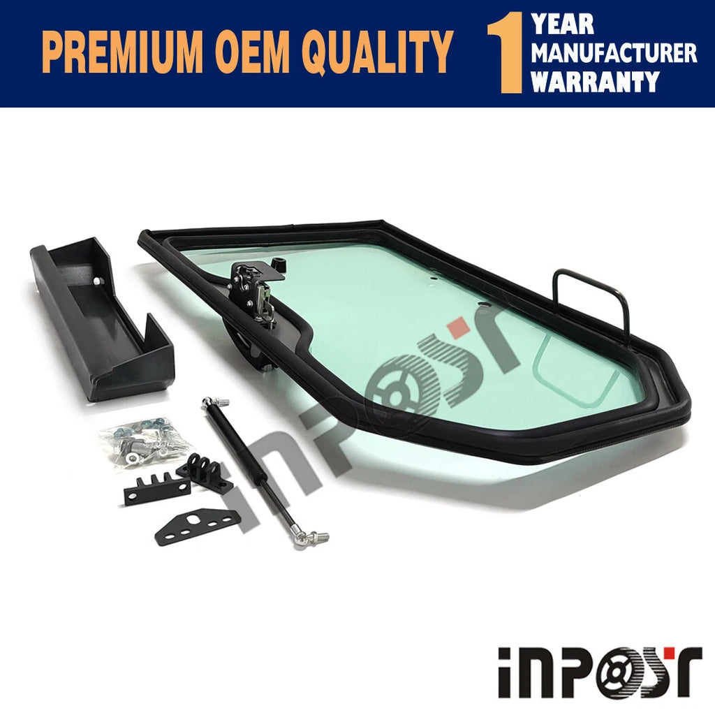 Door Frame Assembly for Bobcat 7351555, Glass 6729284, Spring 6678091