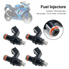 Set of 4 Fuel Injectors for Suzuki GSXR1000 (2007–2016) GSX1300R (2008–2020) 15710-21H00 1571021H00