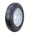 Free Country ST205/75D15 Trailer Tire Rim 6-Ply 5 Lug x 5" Silver Mod