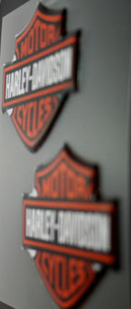 Chroma 5507 Domed Emblem Decal for Harley-Davidson