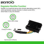Voltage Regulator Rectifier for Suzuki GS 750 E (1976–1982) 32800-49X50 32800-44010